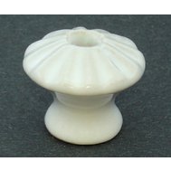 31001 Knopka Ø 30mm, porcelán bílý, bez šroubu
