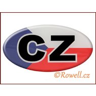 LCZ1 Elipsa CZ barevná 80x45mm - Rowell