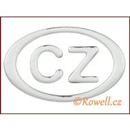 LCZE 110 znak CZ 110mm stříbrn - Rowell