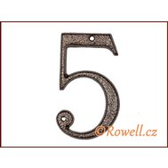 C3    Číslice 120  k.měď  ""5"" - Rowell