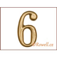 C2    Čísélko zlaté  ""6"" - Rowell
