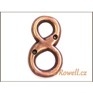 C2s   Čísélko staroměď  ""8"" - Rowell