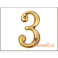 C2s   Čísélko zlaté  ""3"" - Rowell