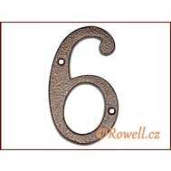 C4   Číslice 145  k.měď   ""6"" - Rowell