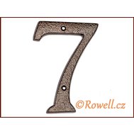 C4   Číslice 145  k.měď   ""7"" - Rowell