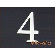 C5    Čísélko stříbro  ""4"" - Rowell