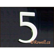 C5    Čísélko stříbro  ""5"" - Rowell