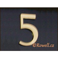 C5    Čísélko zlaté  ""5"" - Rowell