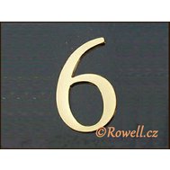 C5    Čísélko zlaté  ""6"" - Rowell