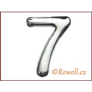 C37  Číslice 37 mm  stříb  ""7"" - Rowell