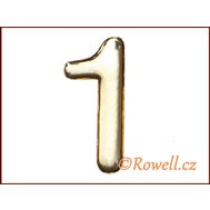 C53  Číslice 53 mm zlatá  ""1"" - Rowell