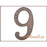 C4   Číslice 145  k.měď   ""9"" - Rowell