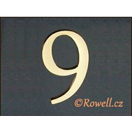 C5    Čísélko zlaté  ""9"" - Rowell